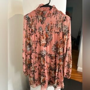 Floral Pink Women's Dress